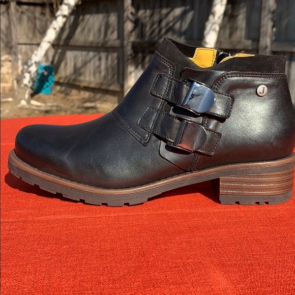 Jafa 401 Black Ankle Boots NWOB Size 38 - Picture 3 of 10
